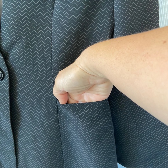 Zion New York Blazer Black Single Button Size 4 - Picture 4 of 8